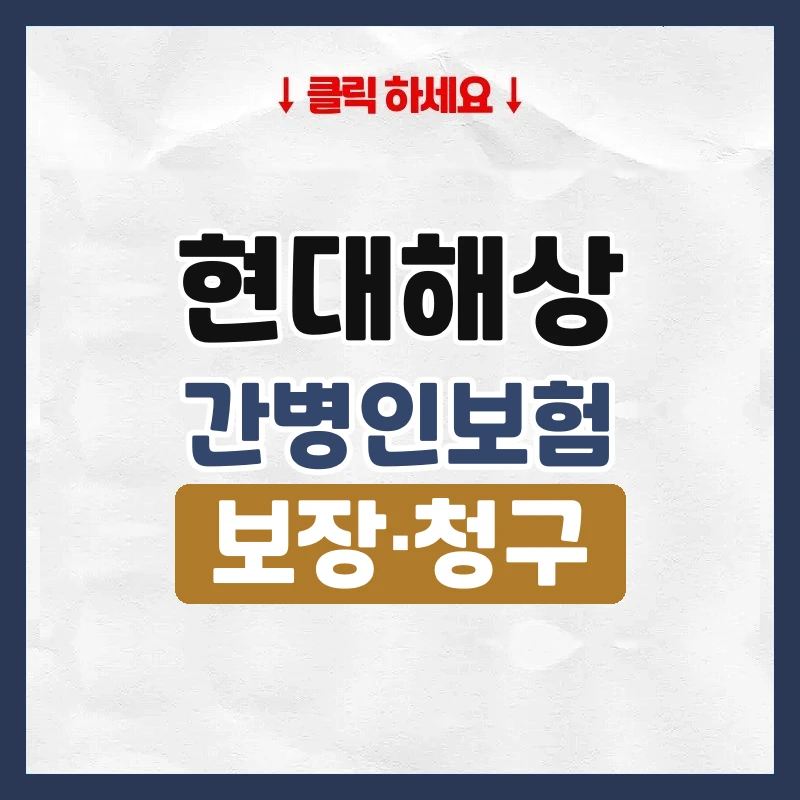 현대해상간병인보험