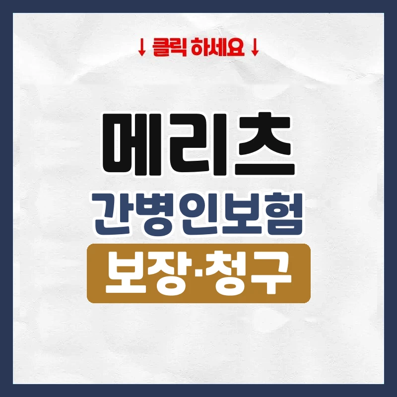 메리츠간병인보험